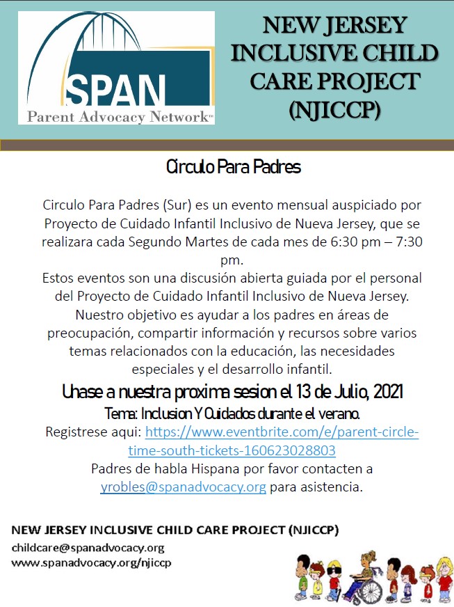 NJICCP Spanish Flyer