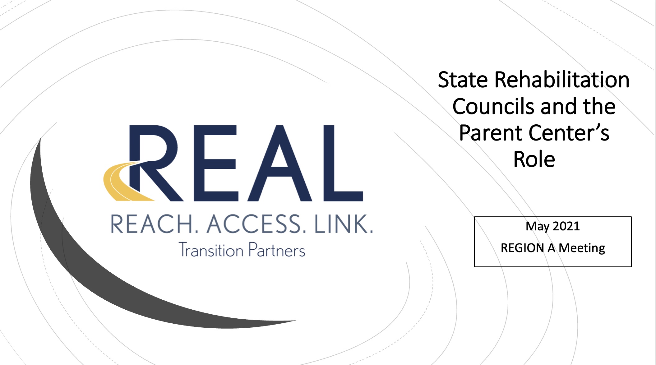 State Rehabilitative Councils and the Parent Center's Role webinar